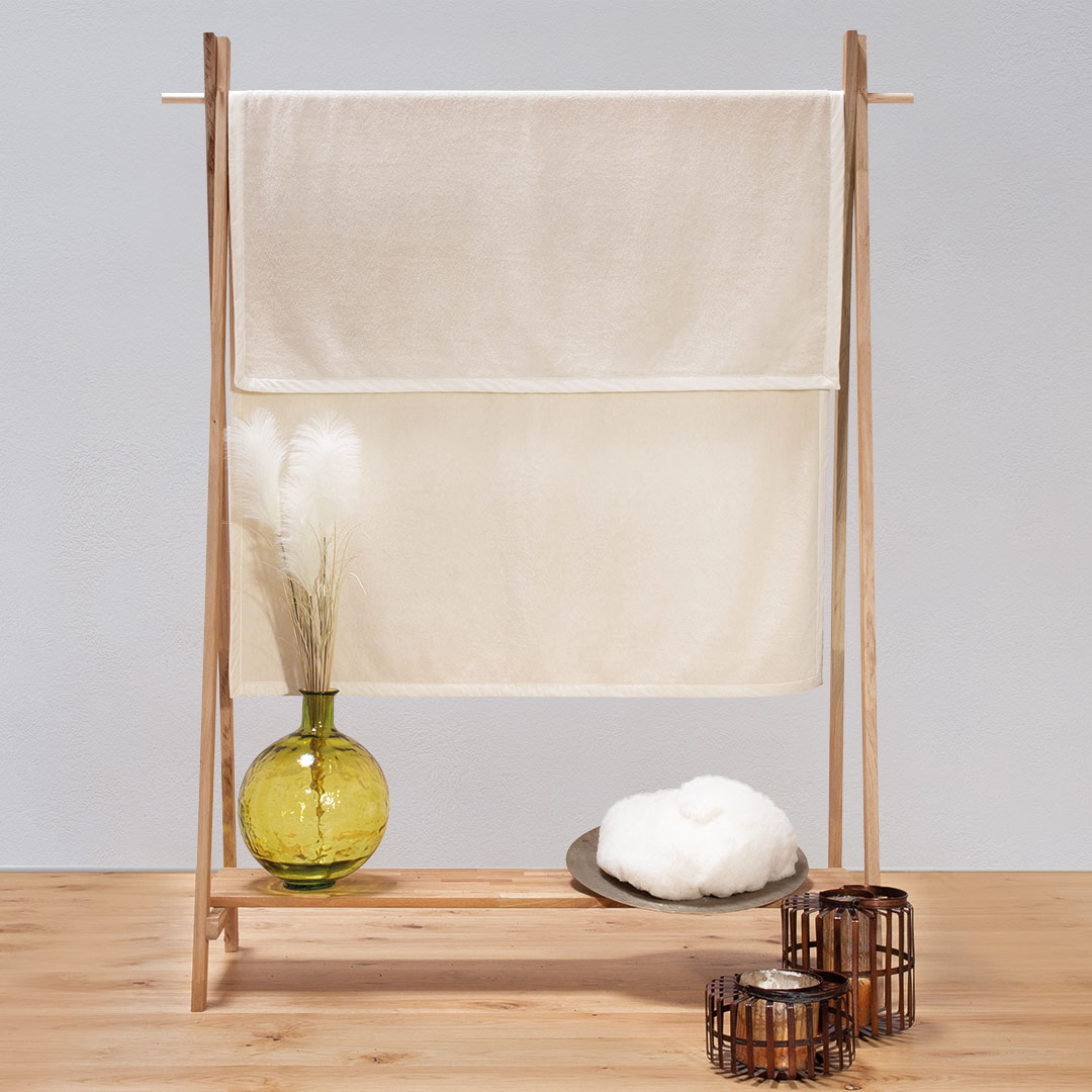 Baumwollfrottier-Leicht-Bettdecke "Nido" | 135x200 cm | vegan | Bio-Material | Handgefertigt | schadstoffgeprüft | Bettdecken