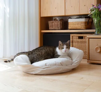 Gemütlich-weiches Katzenbett für den gesunden Schlaf