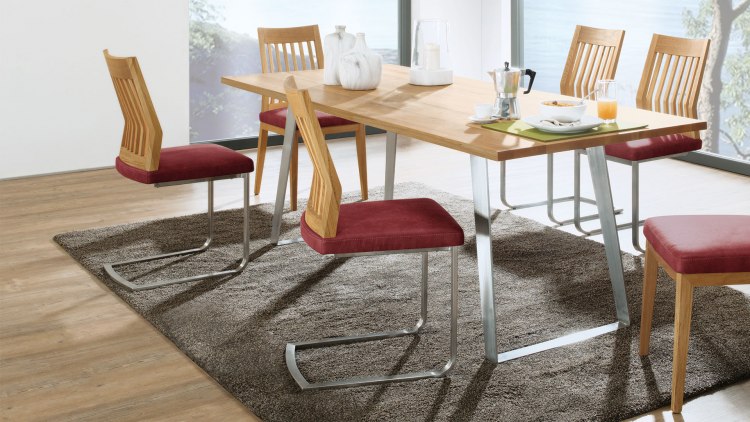 Eleganter und bequemer Freischwinger im klassischen Design