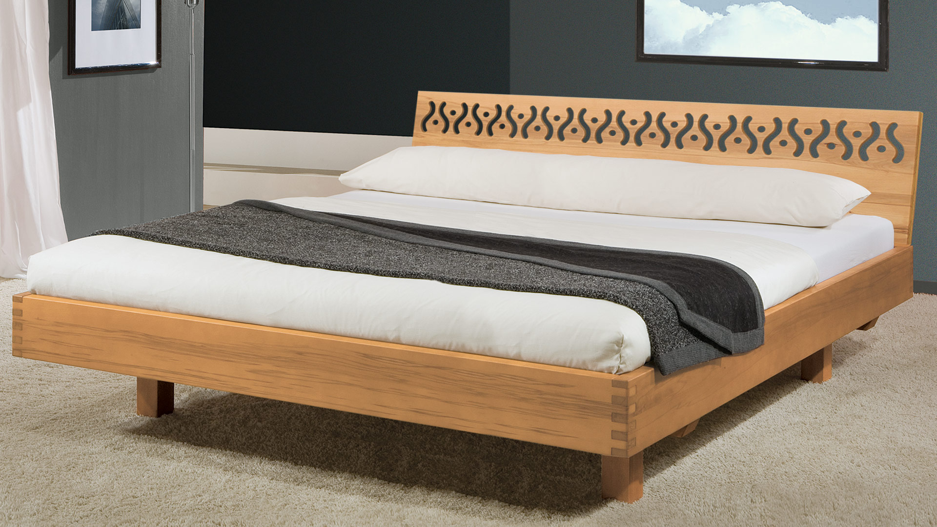 Einzelbett und Doppelbett "Verona 05"
