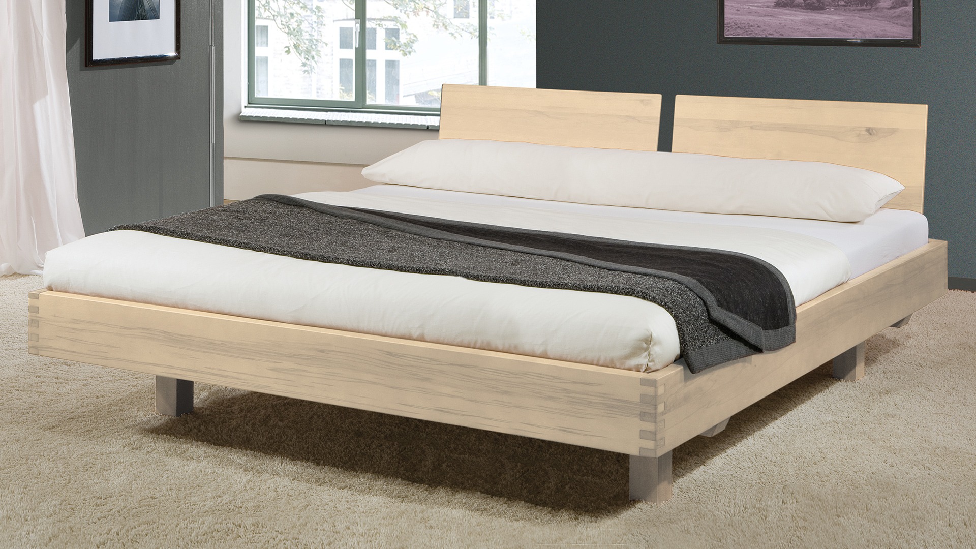 Doppelbett "Verona 02" - Diverse Oberflächen