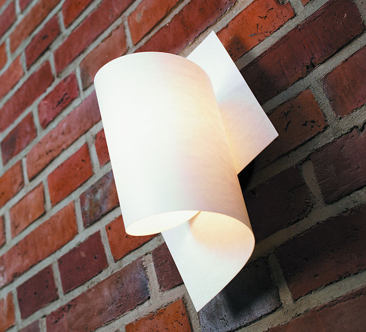 Moderne Wandleuchte mit Pfiff, auf 3 Arten formbar Moderne Wandleuchte mit Pfiff, auf 3 Arten formbar