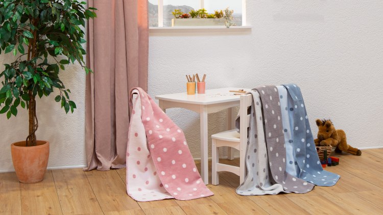 GOTS zertifizierte Baumwoll-Kuscheldecke