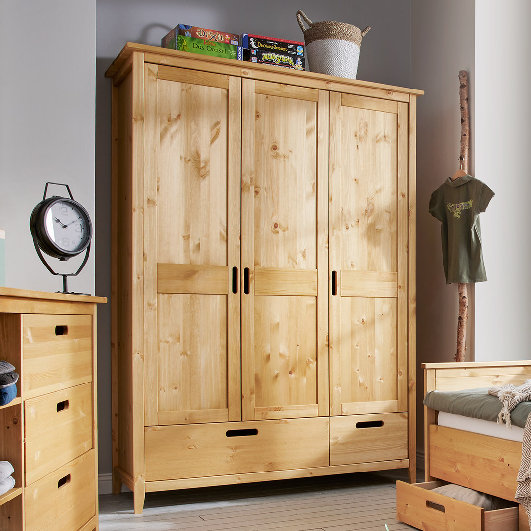 Drehtüren-Kleiderschrank "Lucena" | 100% ökologisch