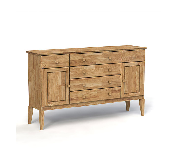 Sideboard Daria aus massivem Wildeichenholz Sideboard Daria aus massivem Wildeichenholz