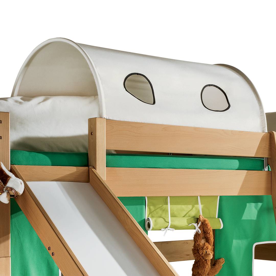 Spieltunnel für Betten "Kiddy" und "Pico" | rot | Bio-Material | Handgefertigt | schadstoffgeprüft | Kinder-Betten