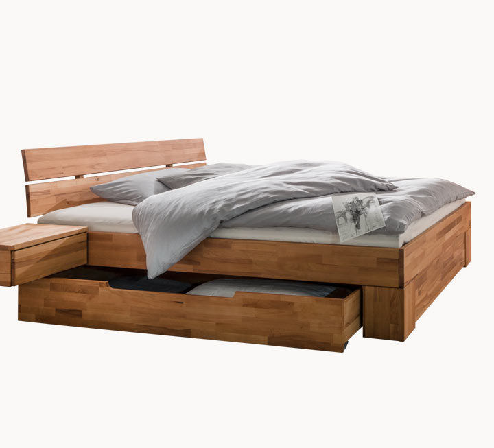 Schubkastenbett mit 2 praktischen Schubkästen Schubkastenbett mit 2 praktischen Schubkästen