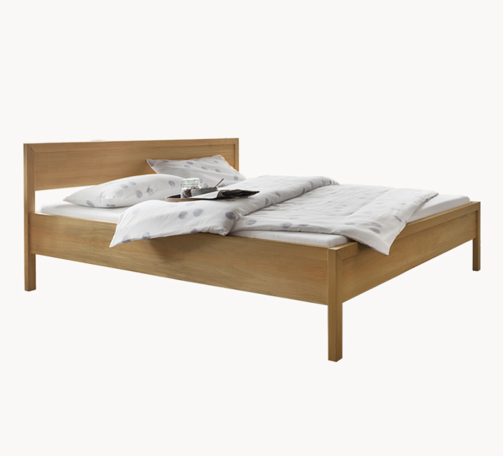 Bett Silia mit komplett metallfreier Konstruktion Bett Silia mit komplett metallfreier Konstruktion