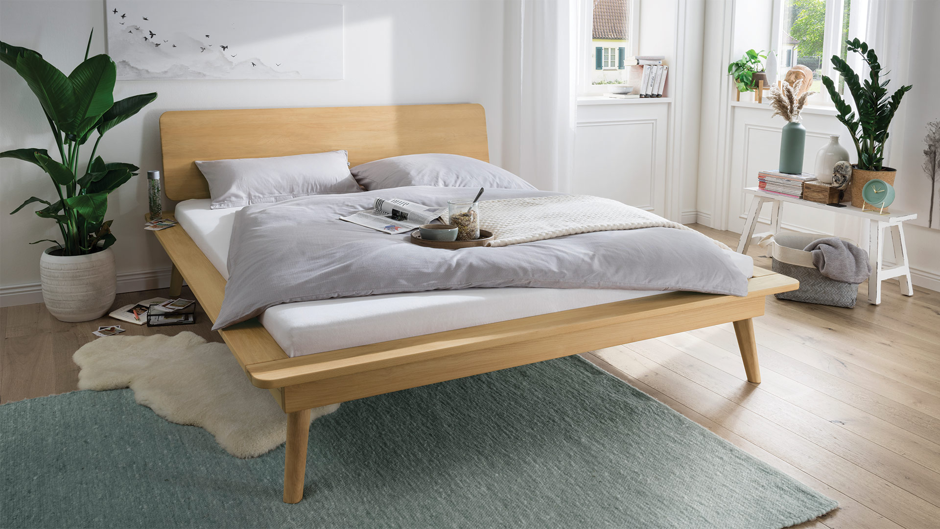 Massivholzbett "Zanira" - Qualität aus Österreich