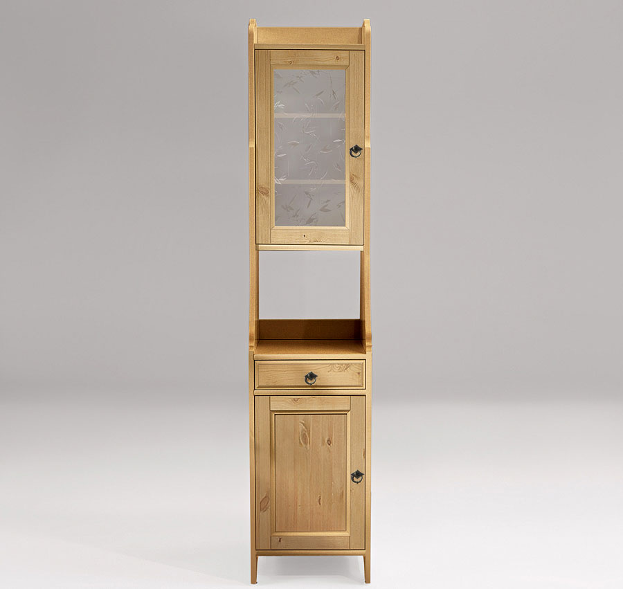 Badschrank "Lavata" - Badezimmerschrank aus massiver Kiefer