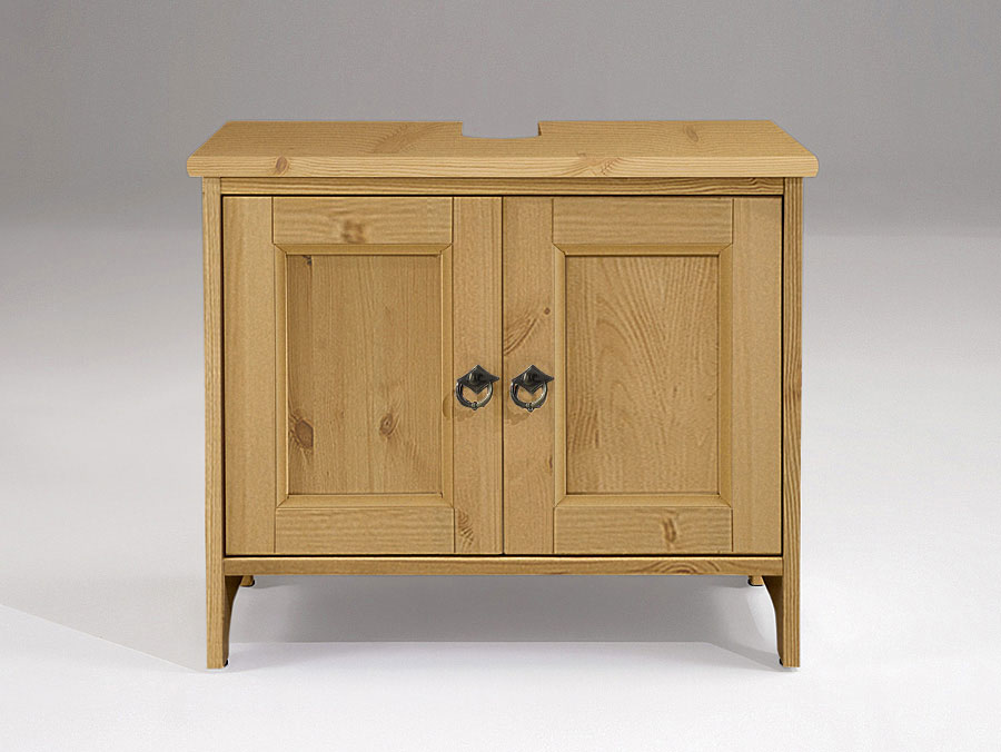 Waschbecken-Unterschrank "Lavata" - Aus massiver Kiefer