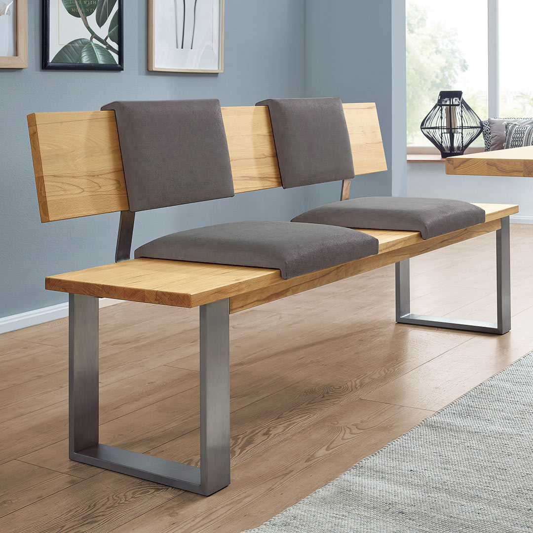 Sitzbank "Mercedo" | Kernbuche | Bio-Material | Handgefertigt | Holzsitzfläche ohne Lehne | schadstoffgeprüft | Sitzbänke