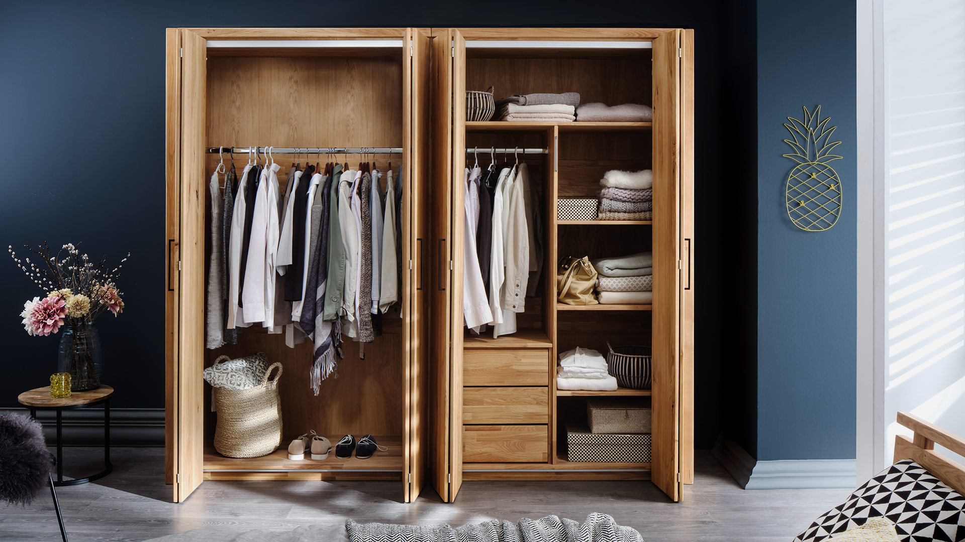 zubehör für falttüren-kleiderschrank "acordo"