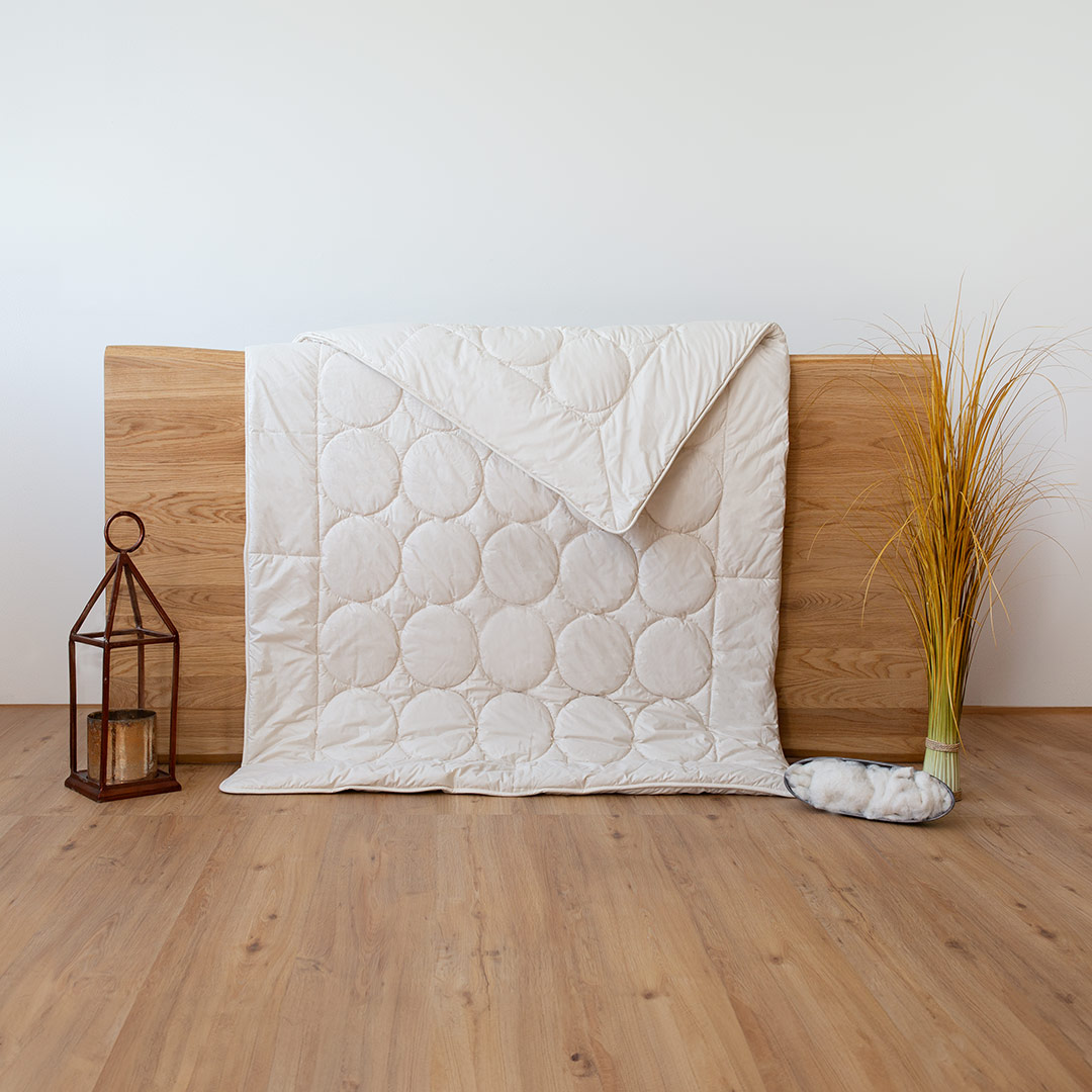 Seiden-Duo-Bettdecke "Seta" | 155x200 cm | vegan | Bio-Material | Handgefertigt | schadstoffgeprüft | Bettdecken