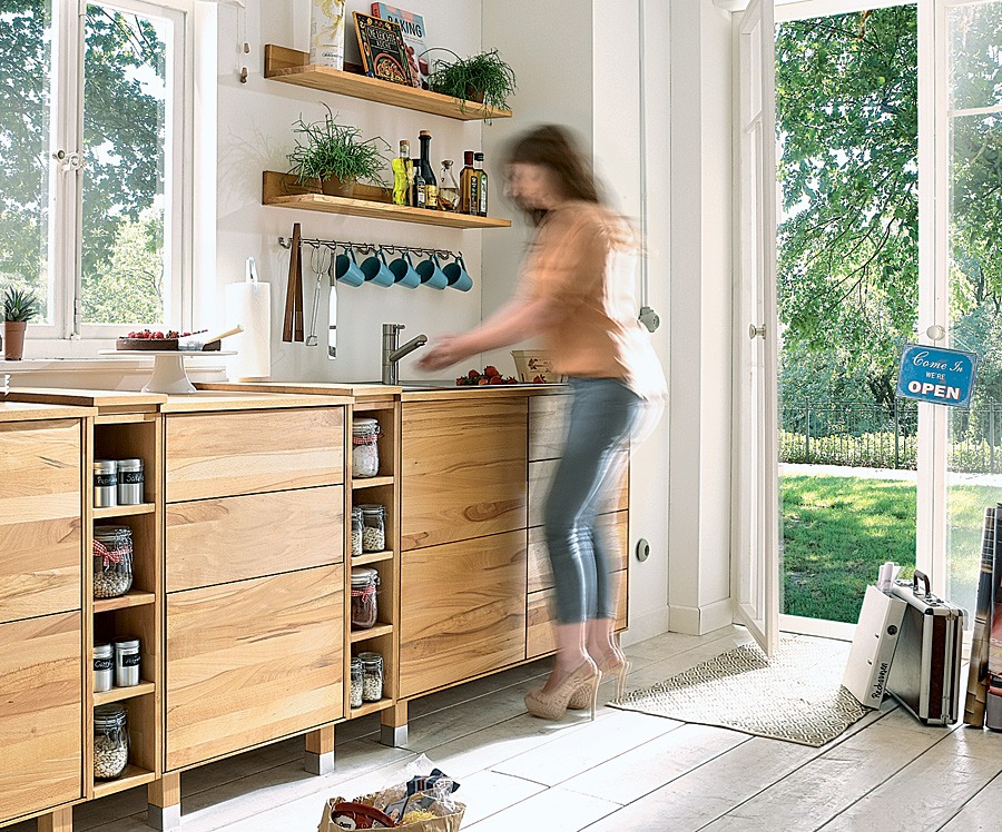 Spülenschrank "Culinara" - 100% Massivholz