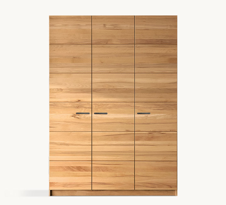 Massivholz Kleiderschrank Salentino, 3-türig, Kernbuche Massivholz Kleiderschrank Salentino, 3-türig, Kernbuche