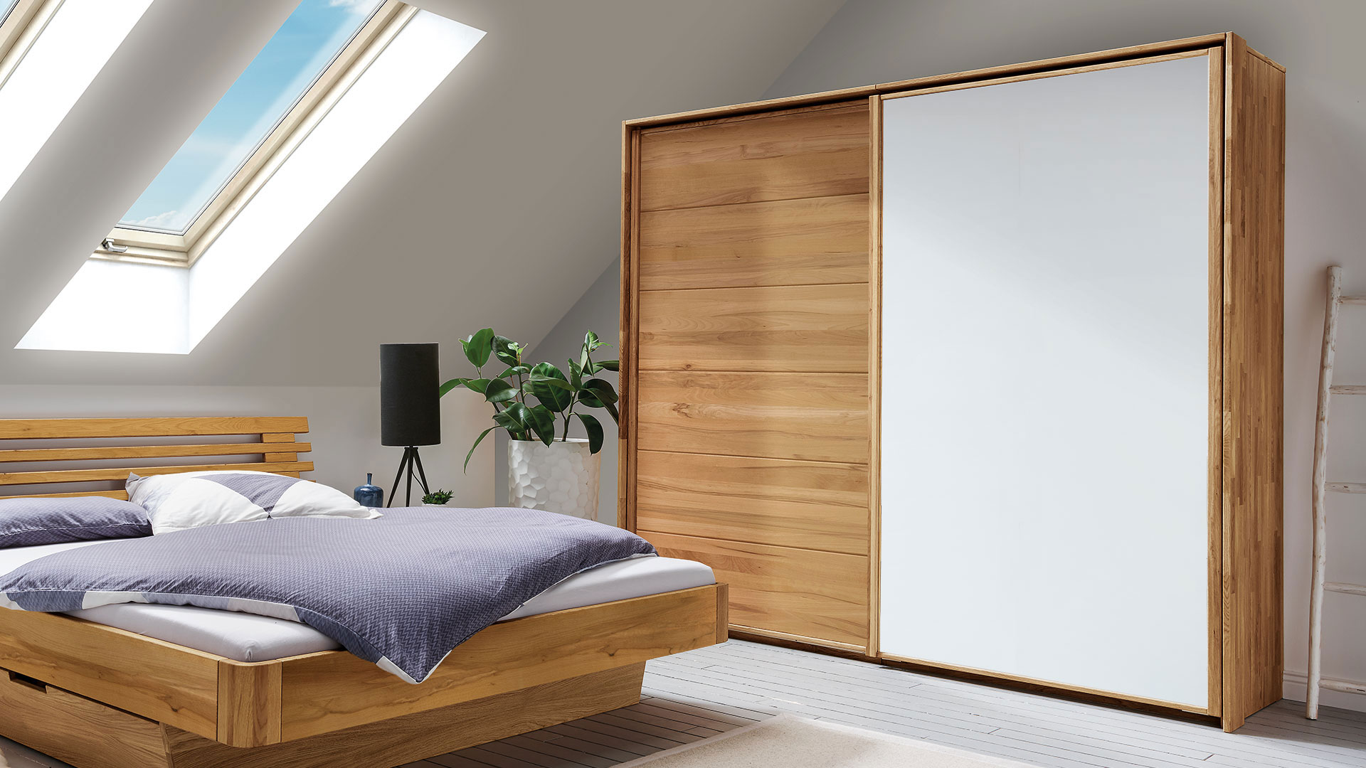 Schiebetüren-Kleiderschrank "Fiona" - elegant und zeitlos