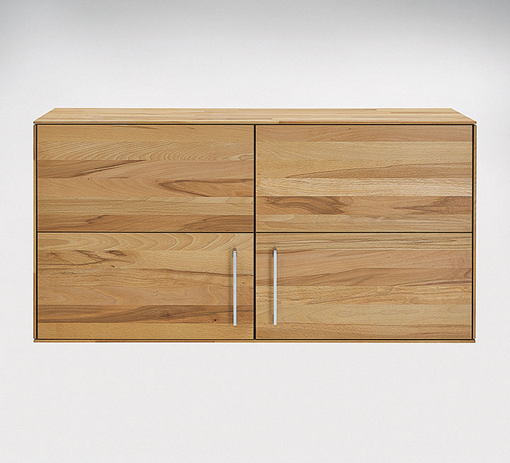 Hängeschrank aus massivem Kernbuchenholz Hängeschrank aus massivem Kernbuchenholz