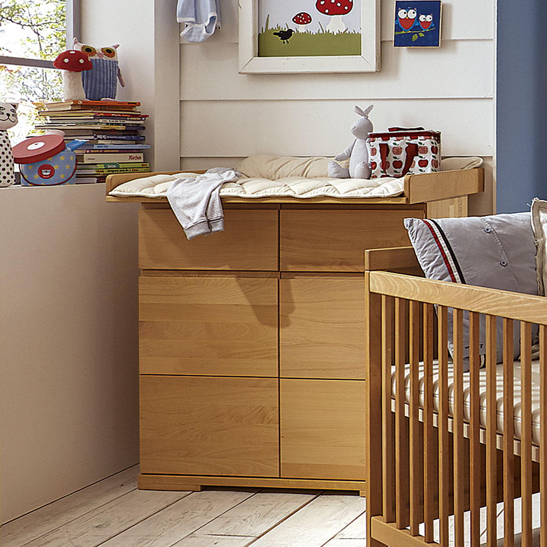 Wickelkommode "Nenato" | Bio-Material | Handgefertigt | Variante 01 | schadstoffgeprüft | Wickelkommoden