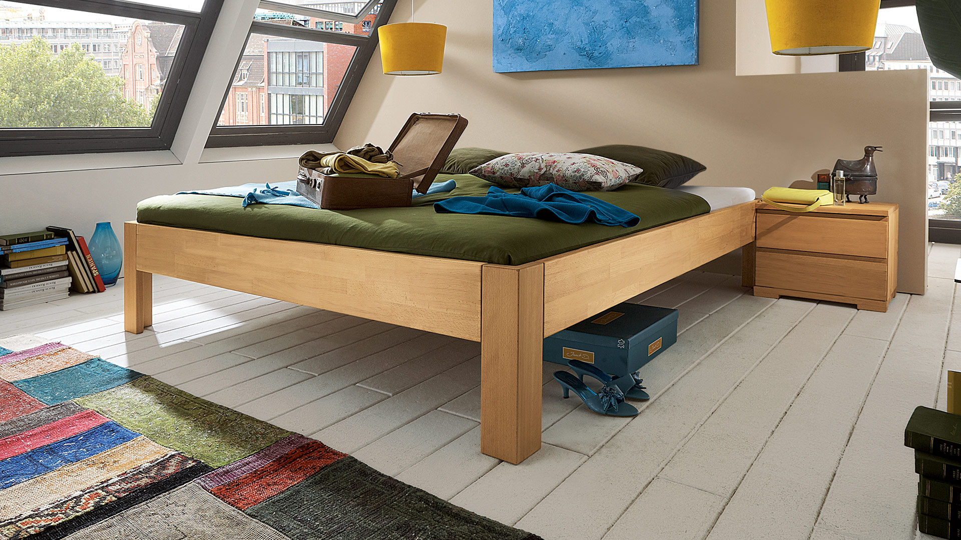 Doppelbett "Svariata Liege"